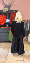 Load image into Gallery viewer, Terry Macey Black Silk Culottes