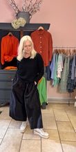 Load image into Gallery viewer, Terry Macey Black Silk Culottes
